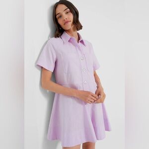NWT Tuckernuck Pomander Place Lilac Meryl Shirtdress